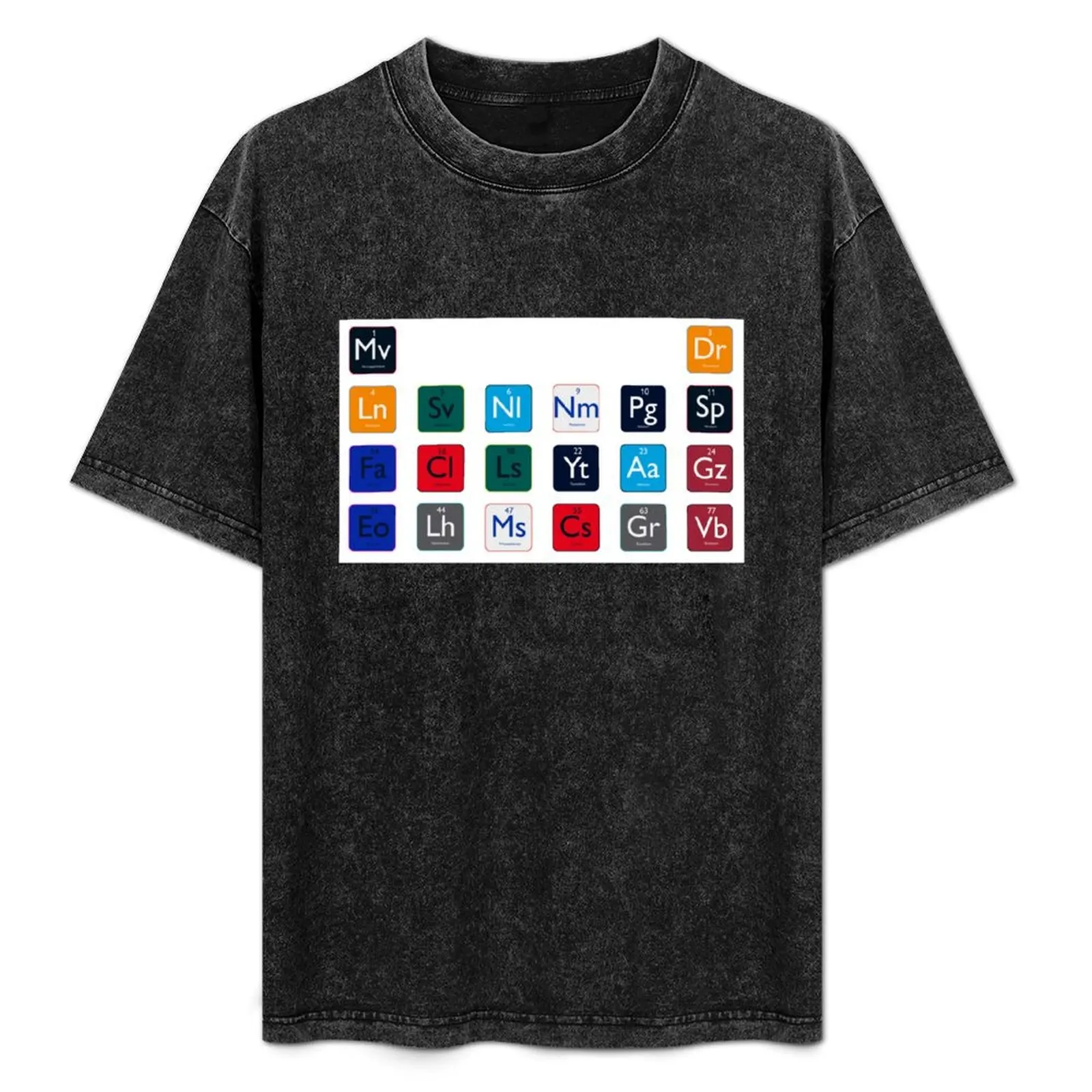 f1周期表ドライバーズグリッドtシャツシンプルカジュアル半袖コットンtシャツ