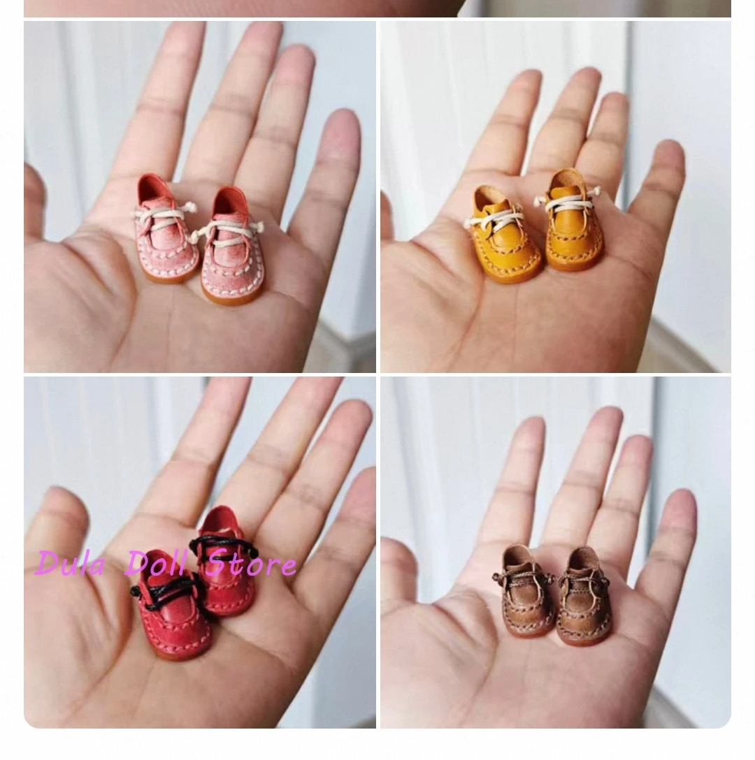 

Кожаные туфли Dula Doll 2026 для кукол Blythe, Landoudou, Landazz, OB24, OB22, Little Fish Body. Аксессуары для кукол.