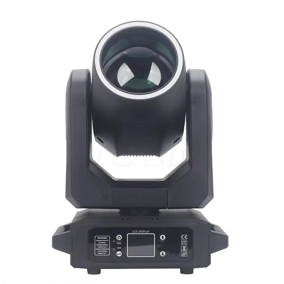 2PCS/lot 200W LED Beam 18 Prism With RGB SMD Ring Dj Disco Moving Head Home Party Rainbow Effect Sharpy Christmas Nightclub Lamp