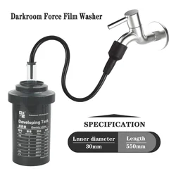 Darkroom Force Film Washer Pressure Washing Pipe for Paterson Jobo Film Developing Tank Processing Equipment