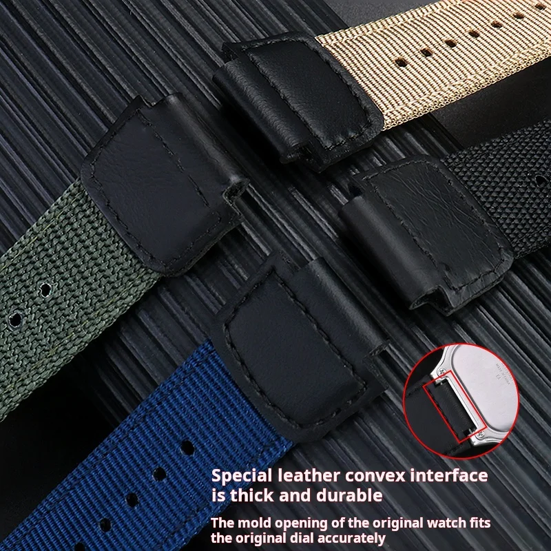 For Casio G-SHOCK DW5600 GW-5000 GWM5610 GM-5600 watchband modified nylon canvas watch strap men Breathable wristband bracelet