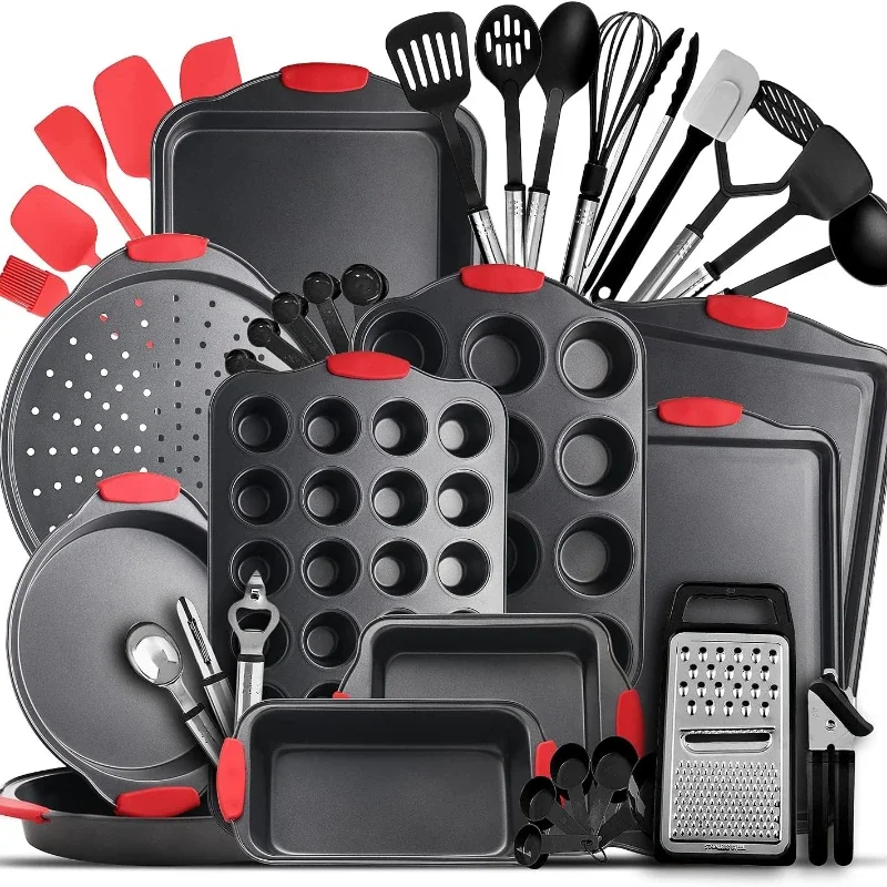 

Decorative Supplies Cake Tools Accessories Carbon Steel Kitchenware Set Non-stick Baking Pan Set
