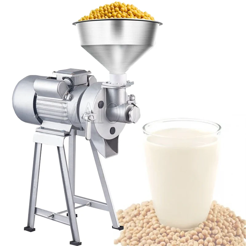 Soybean Milk Production Machine Electric Grinding Machine Grain Grinder Mill Grains Spice Corn Grinding Milling Machine