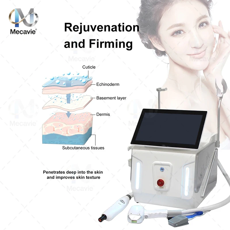 2in1 4000w Diode 808nm 4 Wavelength Laser ND:YAG Pico Q Switch Machine Painless Hair Removal Machine Skin Care