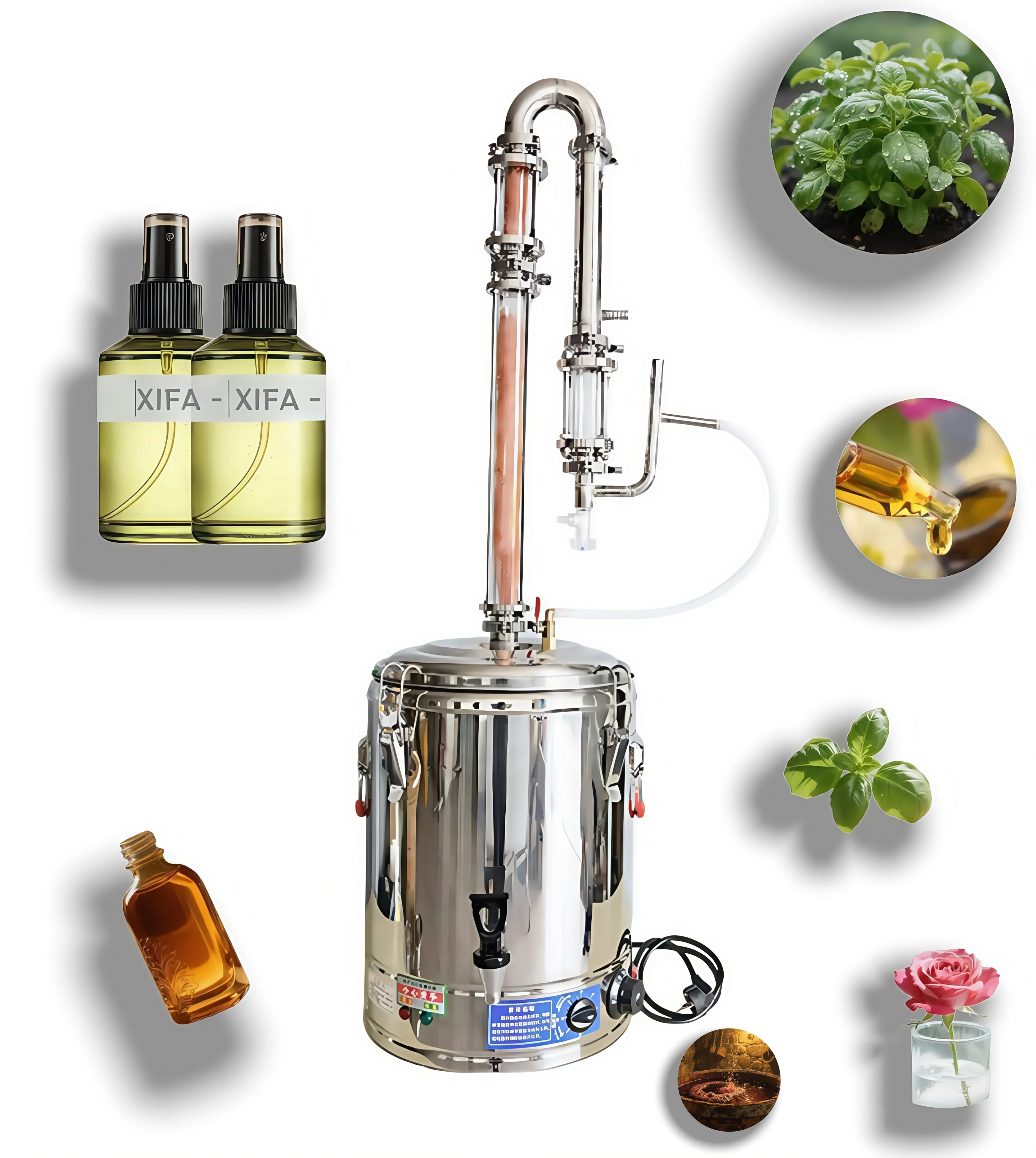 Industrial Alcohol Distiller Equipment Stainless Steel Distillation Column System