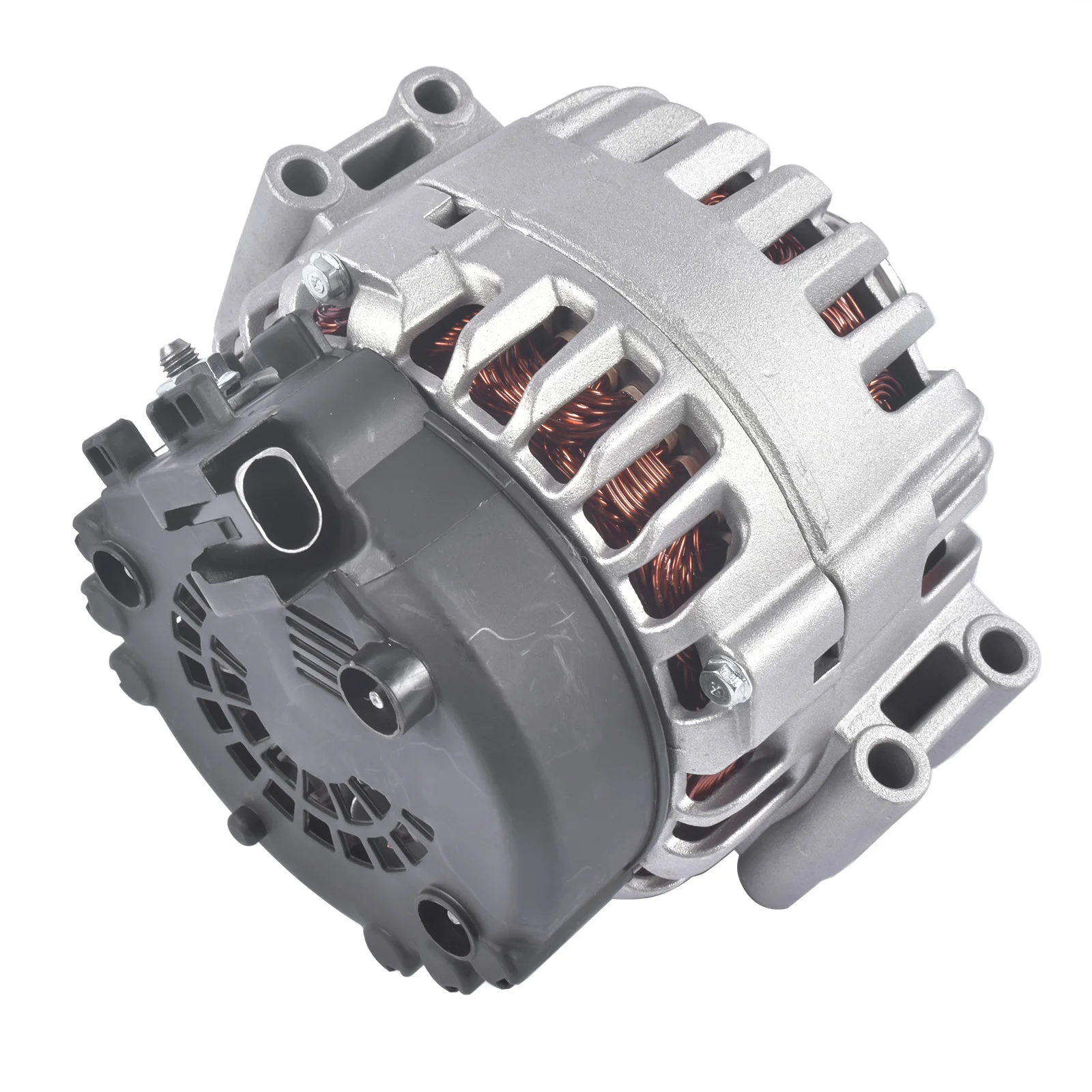 AP03 12317560988 Alternator 12V 230Amp for BMW E70 X5 2007 2008 2009 2010 L6 3.0L, CW 7-Groove Clutch Pulley 12317560989 TG23C013 440096