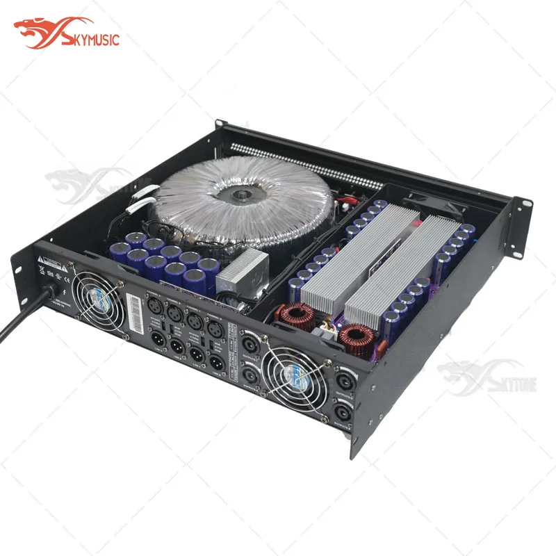 

2U 4 Channel Power Amplifier Class D Power Amplifier 10000W Professional Stage Speaker Amplifier
