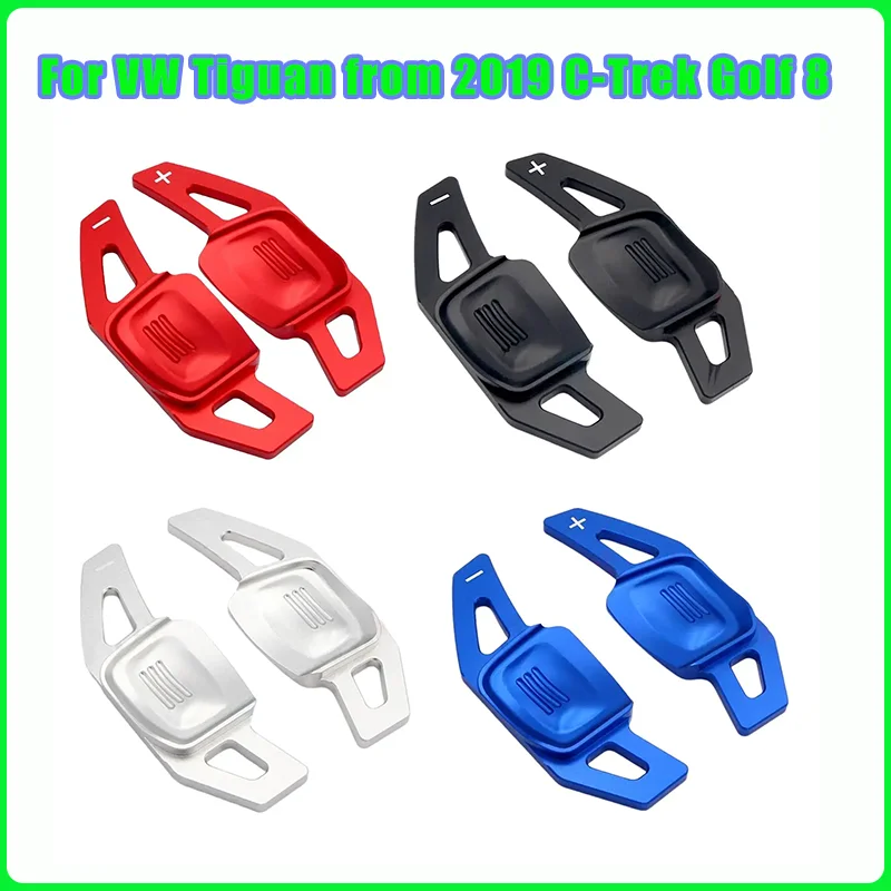 

2 шт. автомобильное рулевое колесо, прочные детали из алюминиевого сплава в сборе для VW Tiguan с 2019 года C-Trek Golf 8 MK8