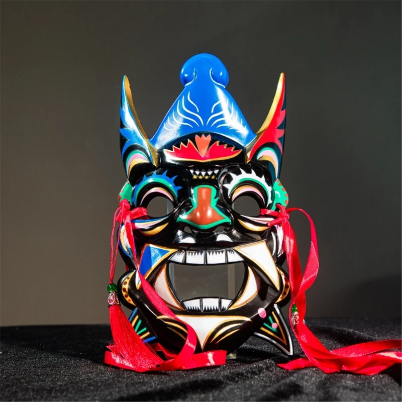 伝統的なハンドペイントされたヌオオペラマスクパーティーコスプレコスチュームアクセサリーパフォーマンスステージマスカレードマスク女性女性のためのマスク