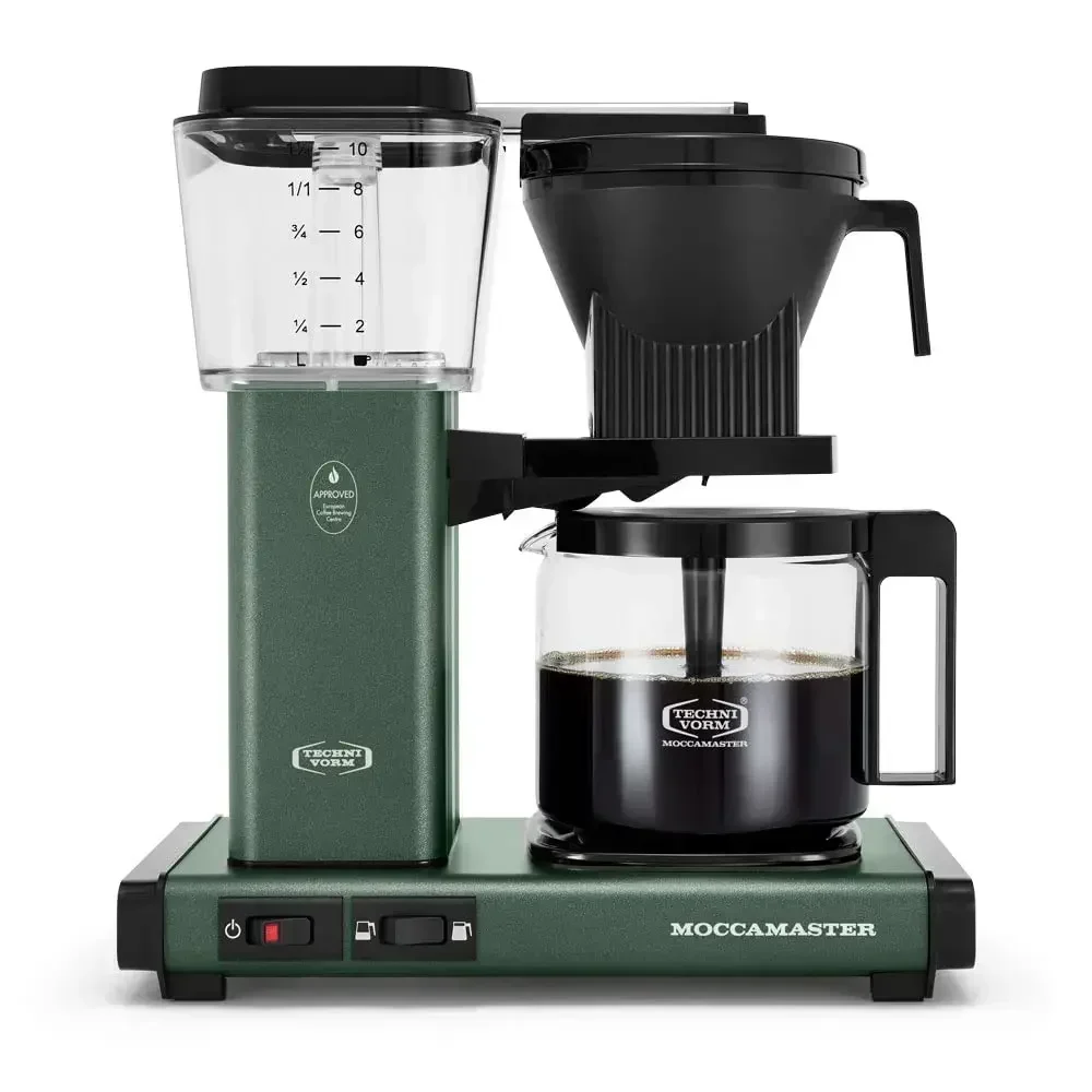 Technivorm Moccamaster 53923 KBGV Select Coffee Maker Juniper، 40 أونصة، 10 كوب، 1.25 لتر