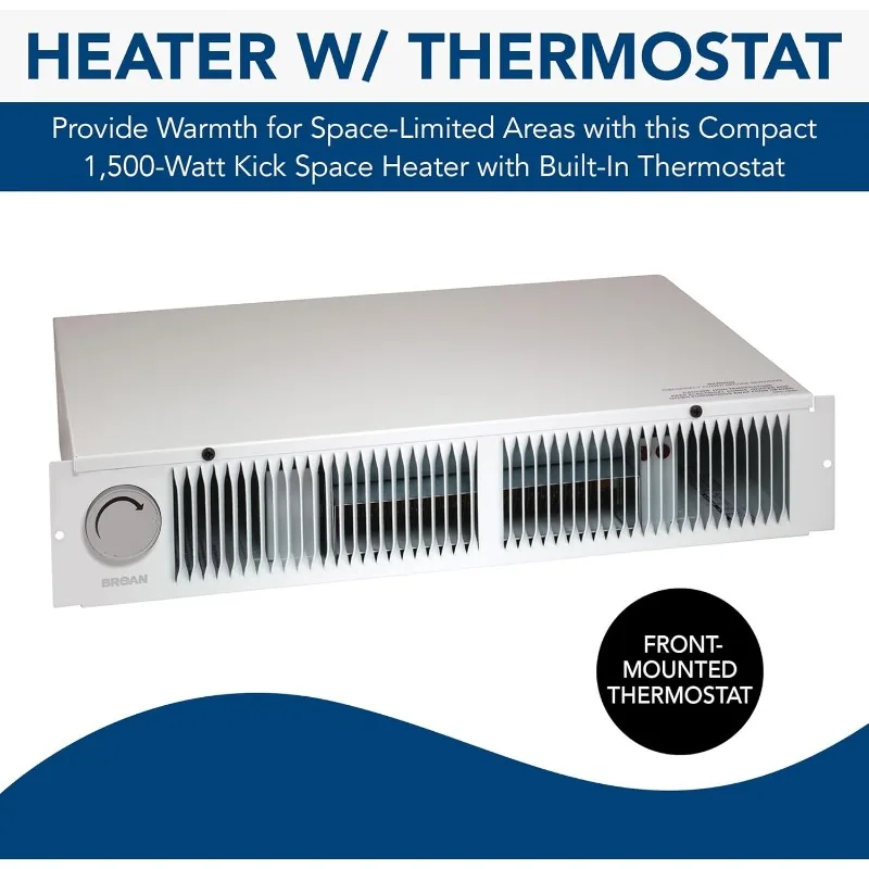 112 Heater, Covers 150 sq. ft. at Factory Wired Voltage, White