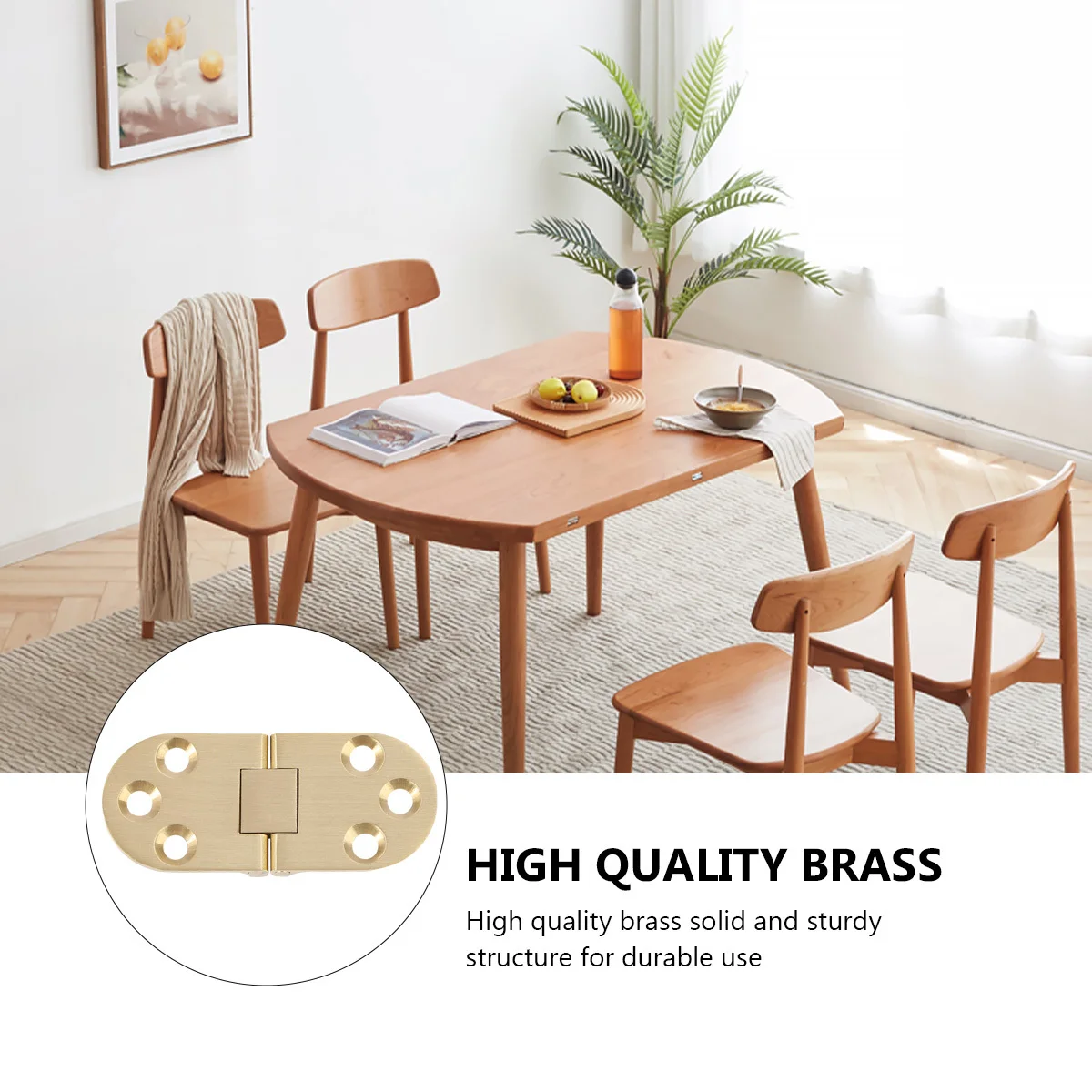 Латунные петли для стола Петли для стола для складных столов Шкафы Гардеробы Прочная фурнитура для петель с атласной отделкой