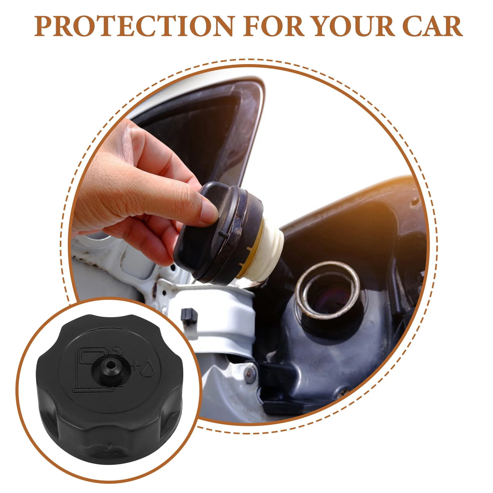 

Motorcycle Fuel Tank Cap Oil Tank Replacement Cap Exquisite Craftsmanship Long-Lasting Durability Anti-Leakage