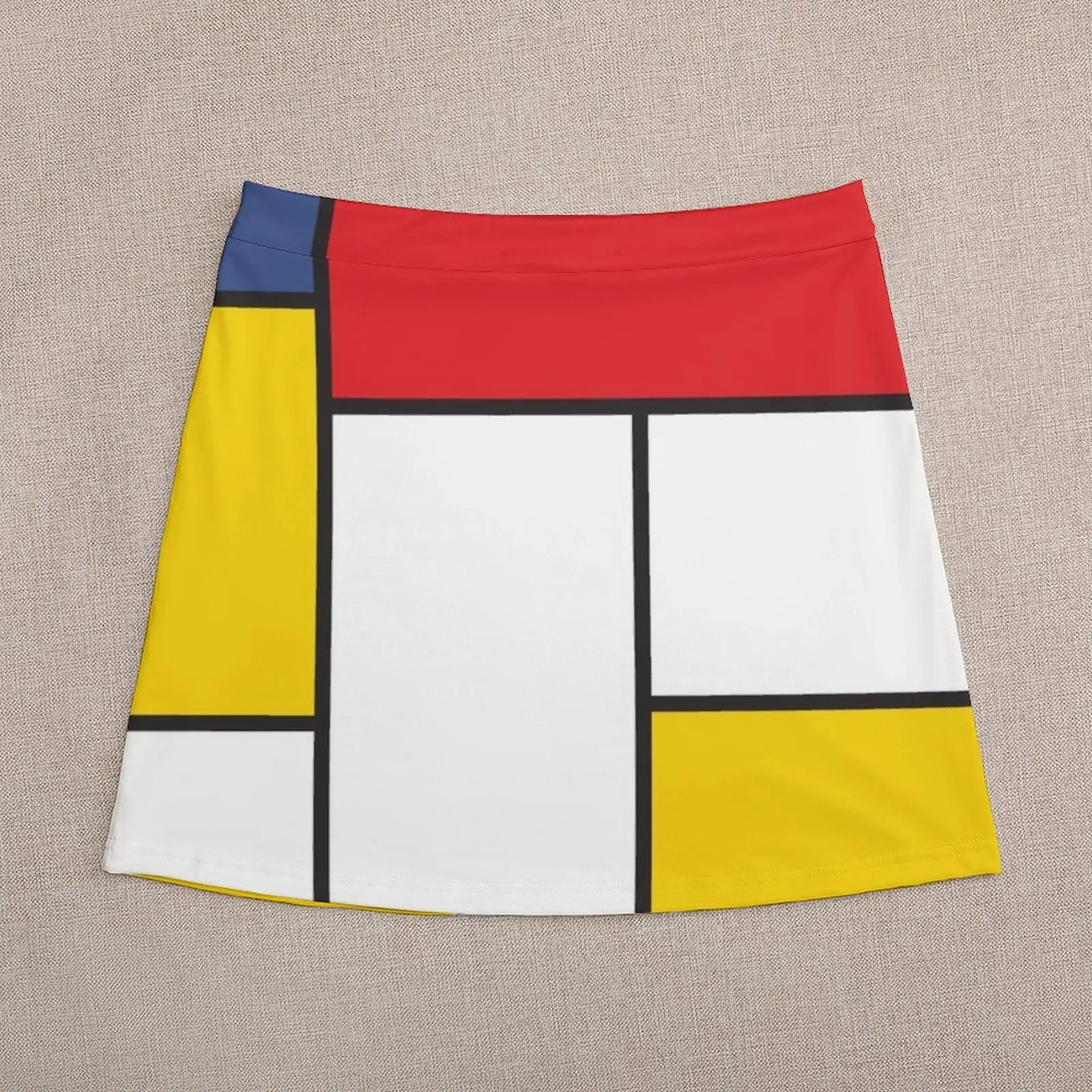 Minifalda de Mondrian para mujer, ropa Coreana de verano, novedad de 2023