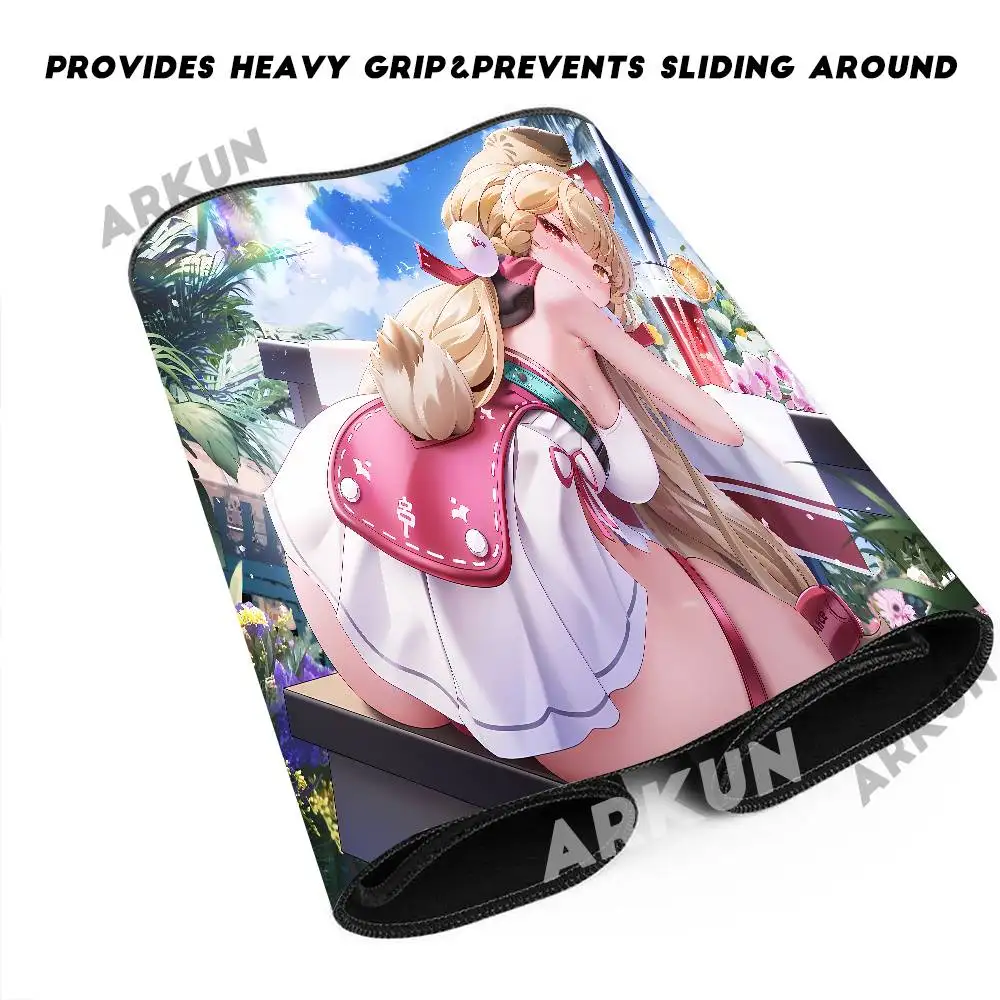 XL Zenless Zone Zero Cute Hot Yuzuha Kawaii Girl Alice Mouse Pad Gamer ملحقات الكمبيوتر لوحة المفاتيح شركة الألعاب مكتب الكمبيوتر المحمول