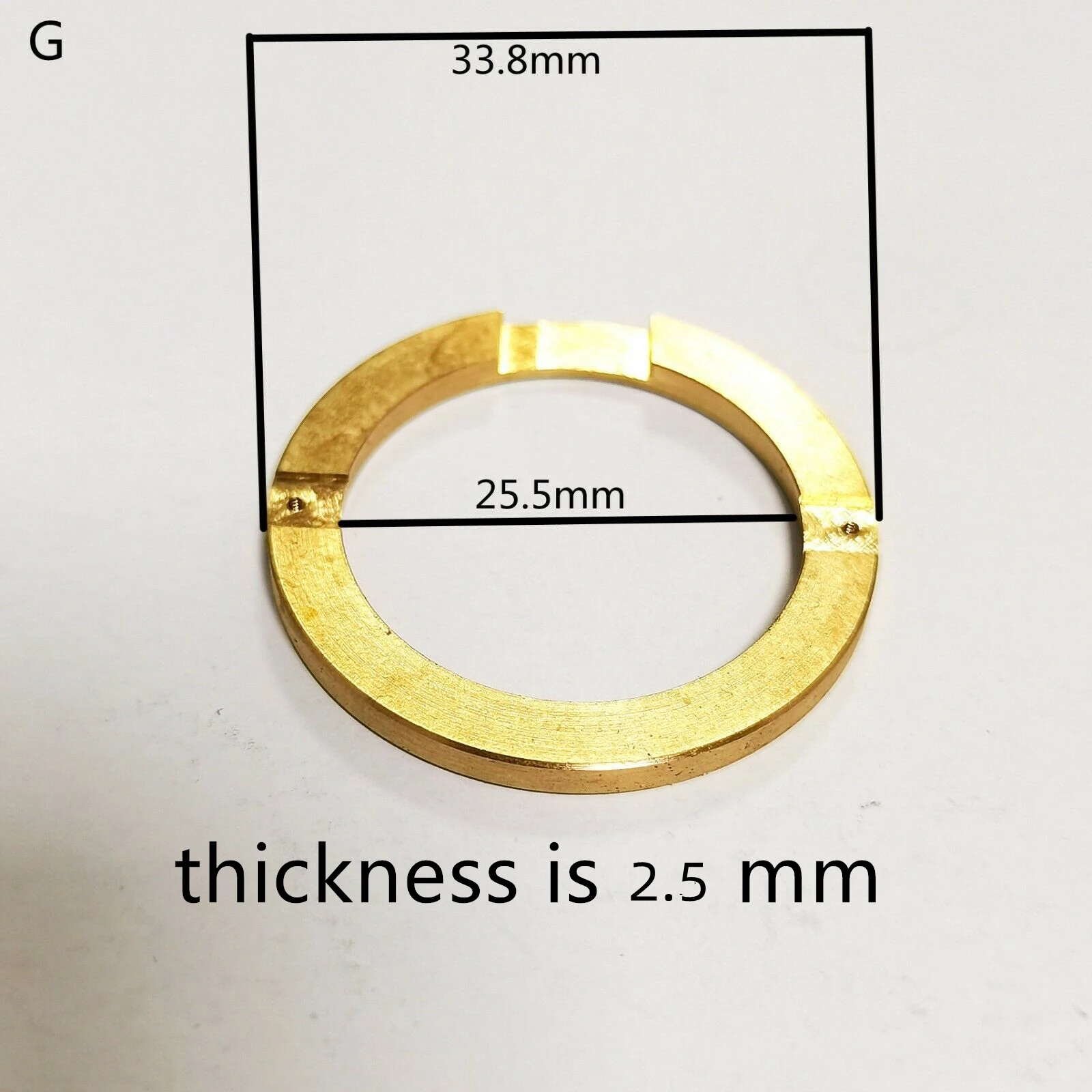 Cincin logam untuk memperbaiki Eta 2836 Miyota 8215 Mingzhu2813 3804 gerakan otomatis