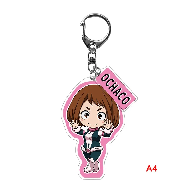 My foreAcademia Anime Keychain, Midoriya Izuku Cartoon Figures, Acrylique Pendant Bag, Accessoire, 1Pc