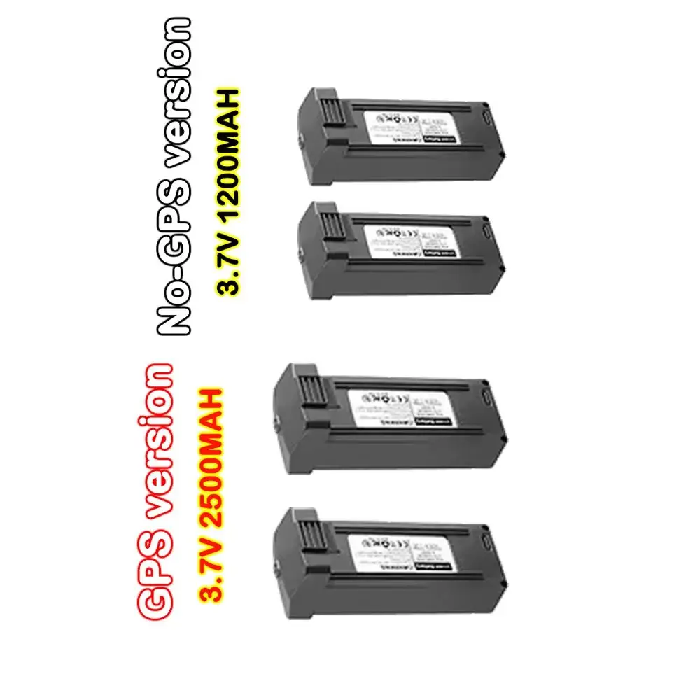 2PCS Battery 3.7V 1200mAh / 2500mAh Drone Battery Spare Part Original for XT606 LSRC LS-XT606 MAX Drone Battery Accessory