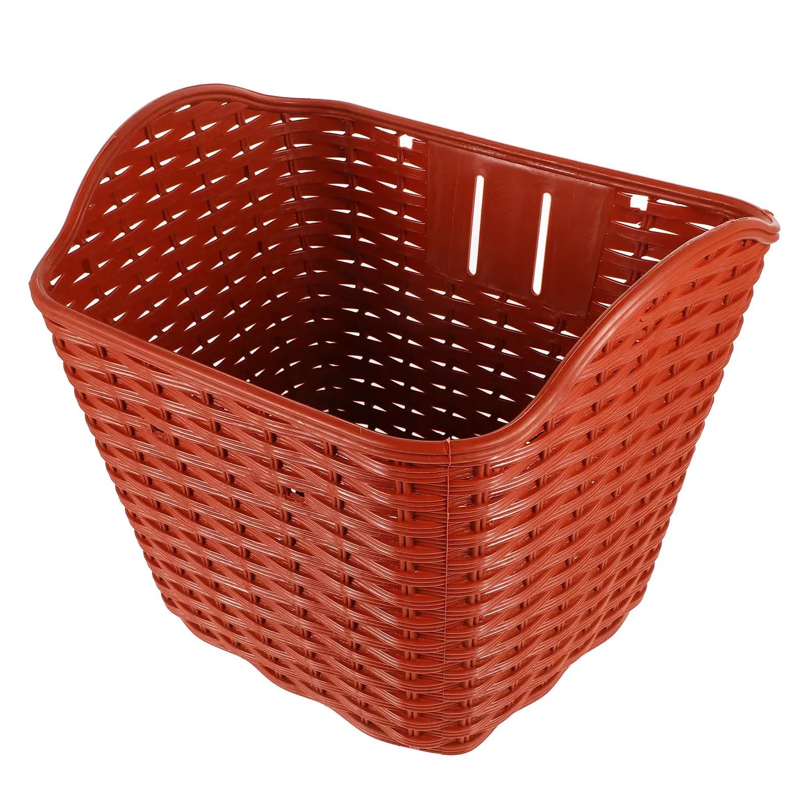 

Bicycle Basket Waterproof Bike Baskets for Adult Bikes Light Brown Front Electric Accessories Women Scooter Mobility Storage