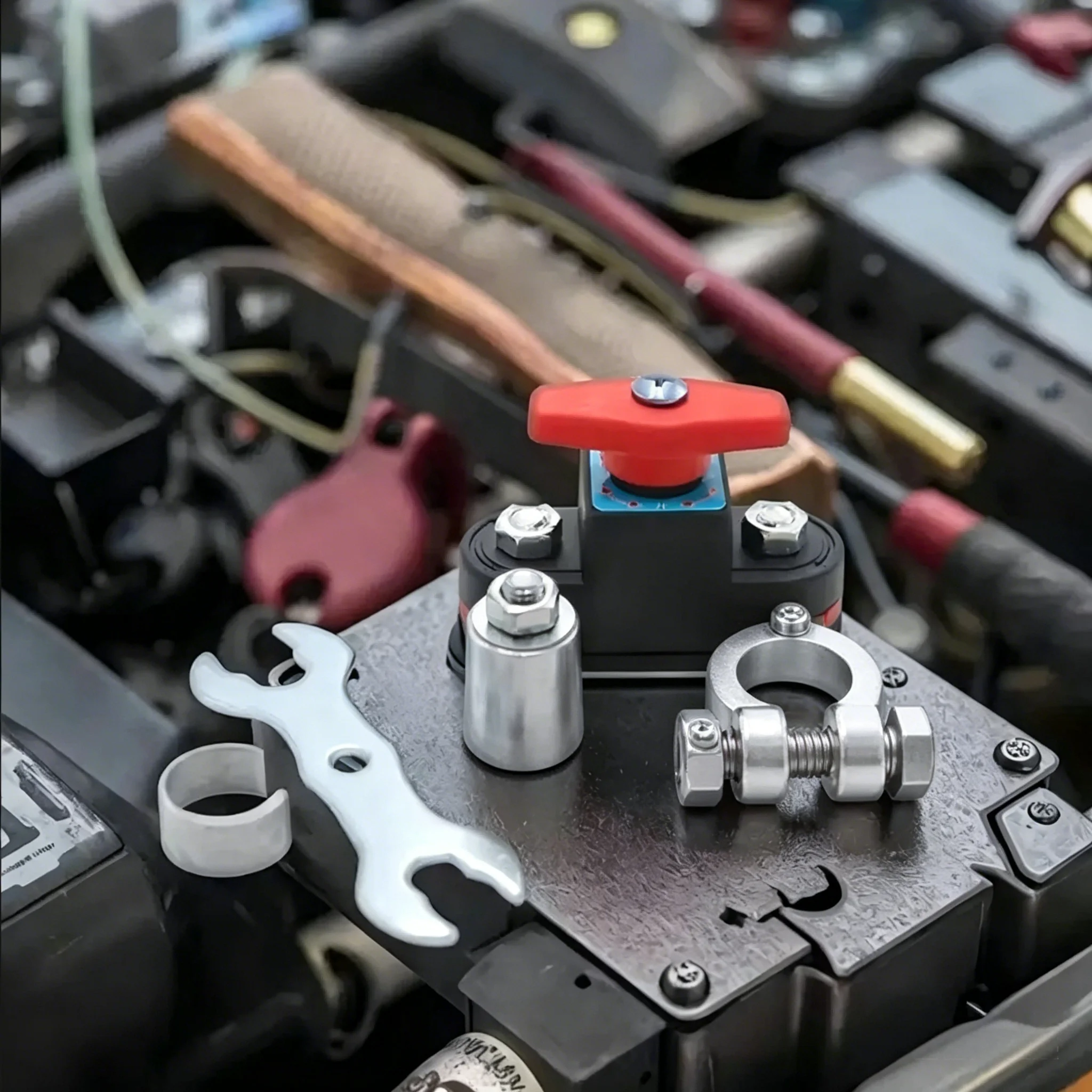 Car Battery Cut Off Switch Disconnect Automatic Circuit Breaker Anti-Leakage Switch Isolator For Cars Truck 12V/24V ﻿
