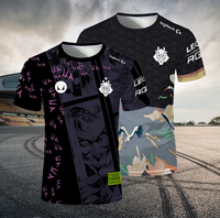 E-sports Summer Jersey G2 National Team Sportswear 3D Printing Jersey Short-sleeved Crew Neck Breathable T-shirt New 2025