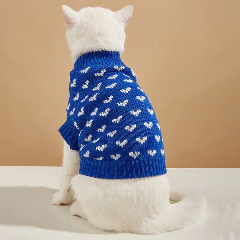 M80 Dog clothes autumn and winter cute princess dress warm Korean style love cat clothes British Shorthair Blue Cat Teddy