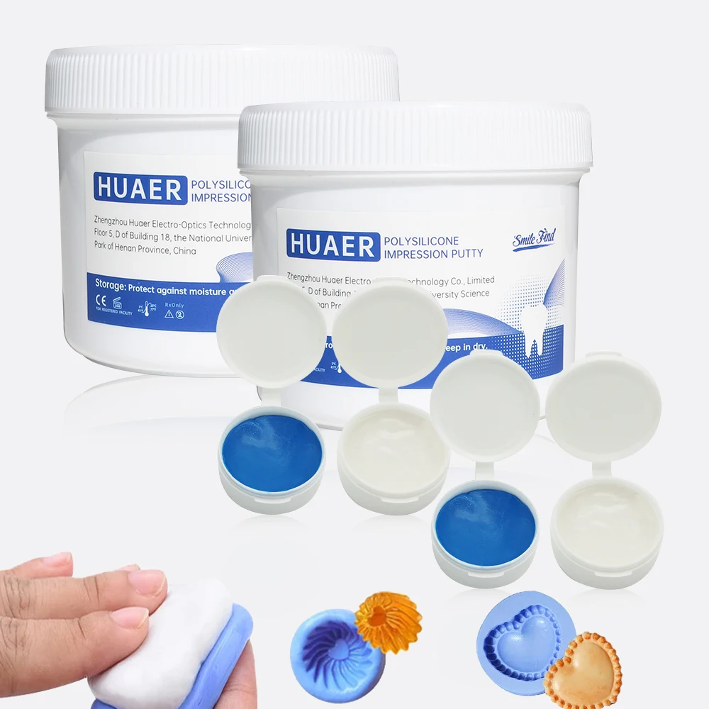 Dental Solid Silica Gel Silicone Putty Food Safe amazing Mold Making kit Dental Impression Material Putty free shipping