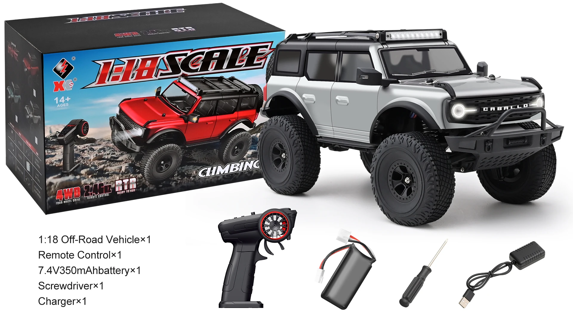 WLtoys 184023 1/18 Professional RC Car Off Road 4x4 Mechanical