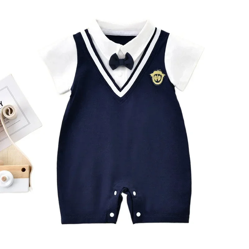 Sister and Brother Matching Boy Girl Sailor Costume Romper Navy Bodaysuit Toddler Girls Sailor Theme Dress Photoshoot Outfit