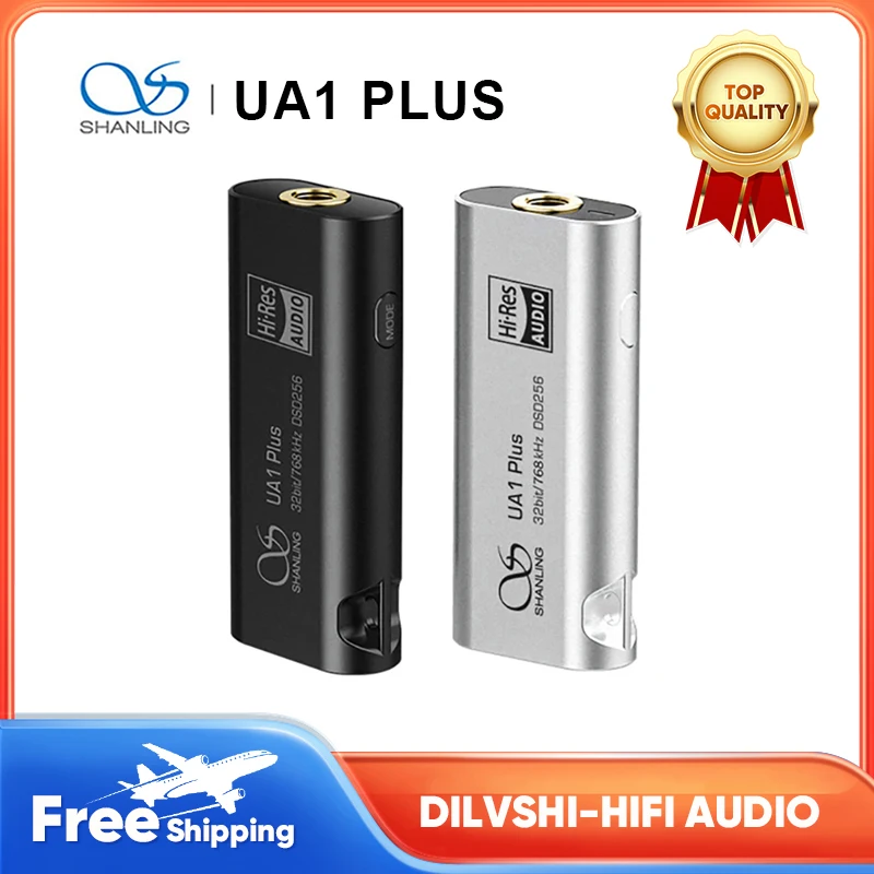 

SHANLING UA1S Portable USB DAC Headphone AMP ES9219C DAC 32bit/384kHz DSD256 Decoding HiFi Audio Decoder Headphone Amplifier