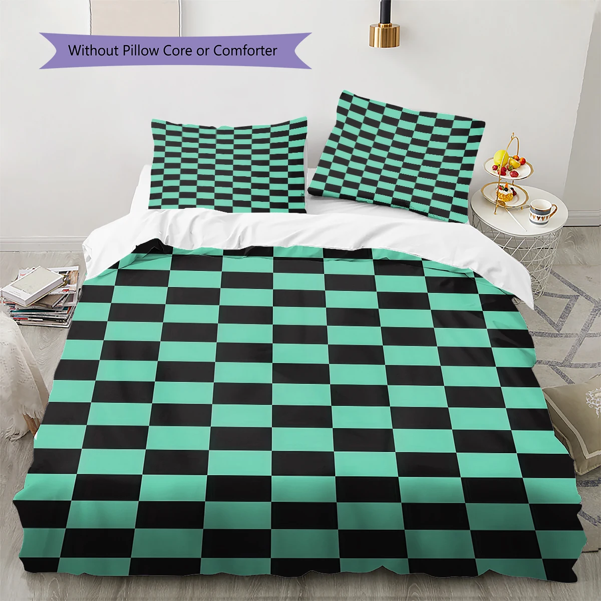 Demon Slayer Art Comfortable Duvet Cover Soft, Kids Bedding Set Gift, Extra Large Multiple Sizes -HE37