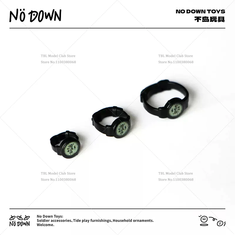 S/M/L حجم 1/12 مقياس الذكور ملحق صغير اللعب الزخرفية ساعة سوداء لا يمكن أن تعمل ل 6 بوصة عمل الشكل الجندي المشهد الدعائم