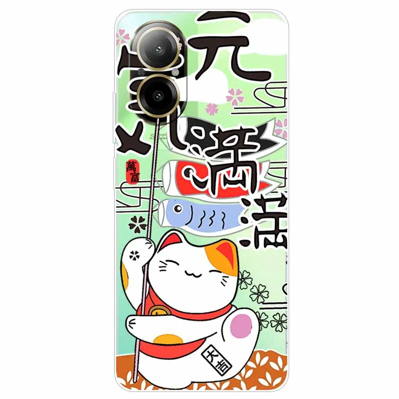 For Realme C67 4G Case 6.72\'\' Transparent Cute Soft Silicone TPU Coque for C 67 RealmeC67 4G Phone Back Cover Clear Capa Bumpers