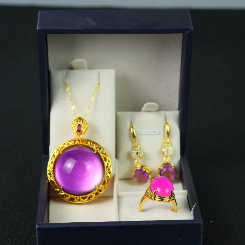 the-new-gao-bingmei-red-and-purple-three-piece-set-a-classic-fashion-girl-suit