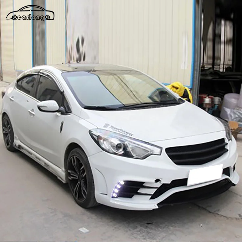 Hot Selling Items ABS material Car Bumpers Front bumper Rear bumper Side skirts For Kia K3 2012-2015