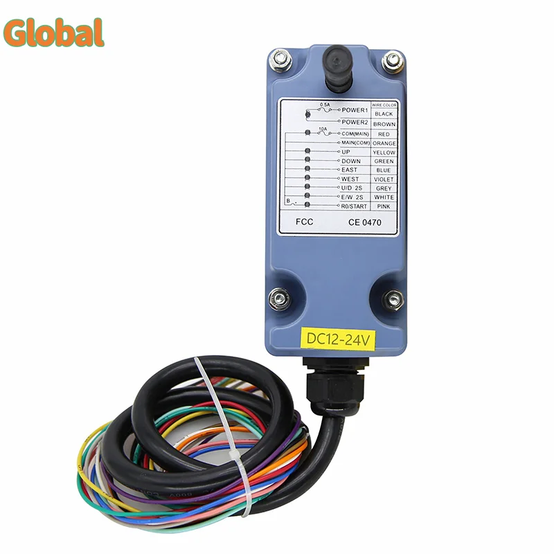 

Saga L6B 4 keys double speed Industrial Wireless Radio Crane Remote Control switches winches track Crane controller