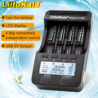LiitoKala Multifuncional Smart Lii-500 Battery Charger LCD Display for 18650 26650 16340 18350 3.7V 1.2V Test battery capacity
