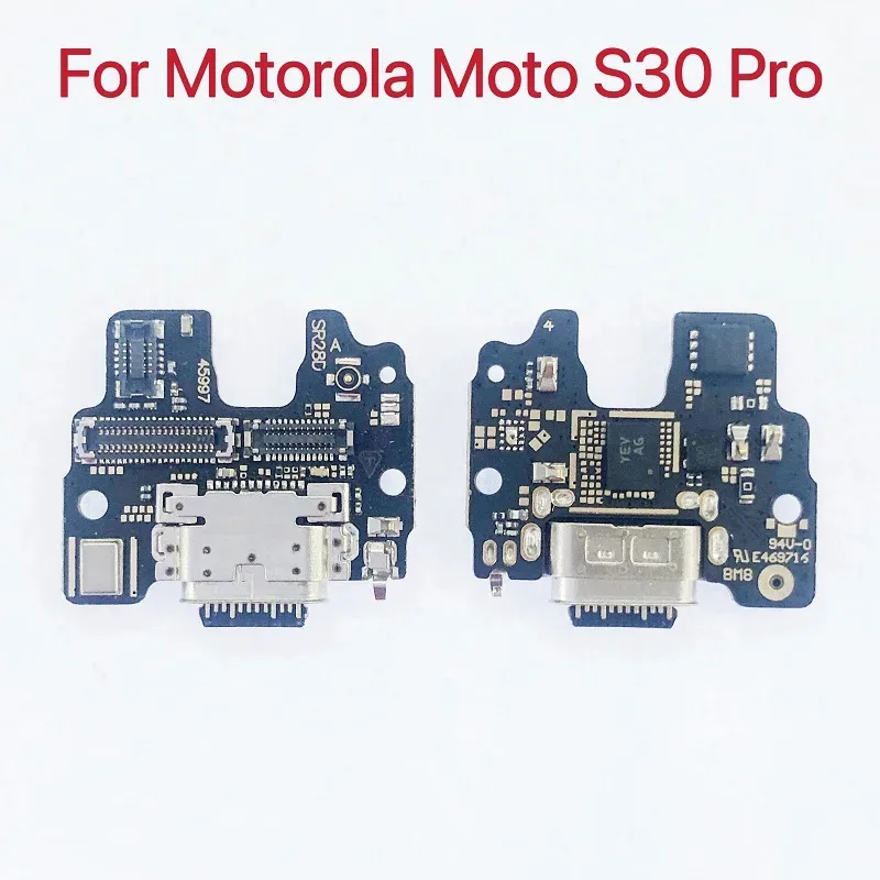 Pop USB Charging Connector Port Board Flex Cable For Motorola Moto S30 Pro Edge 30 Fusion Charging Port Repair Parts