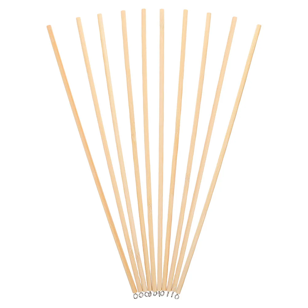 10Pcs Puppet Control Stick Wooden Manipulation Rods for Shadow Puppets Solid Wood Craft Sticks Stable Support Design Easy