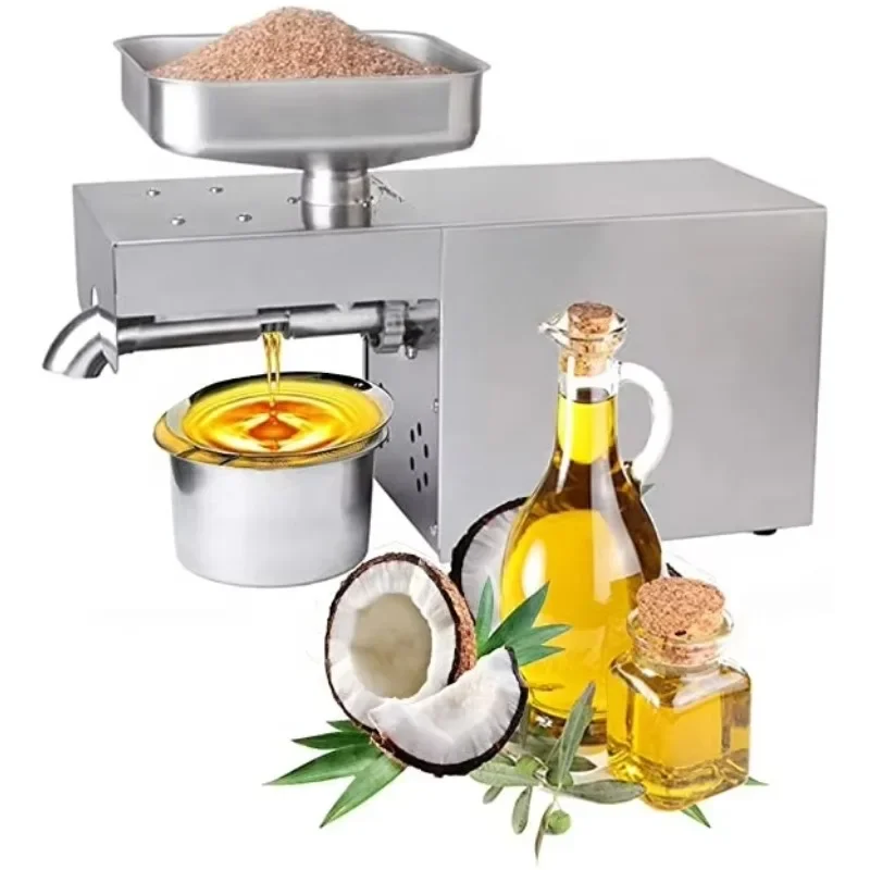 

Oil Press Olive Peanut Oil Seed Baking Machine Small Peanut Jatropha Extraction Avocado Motor