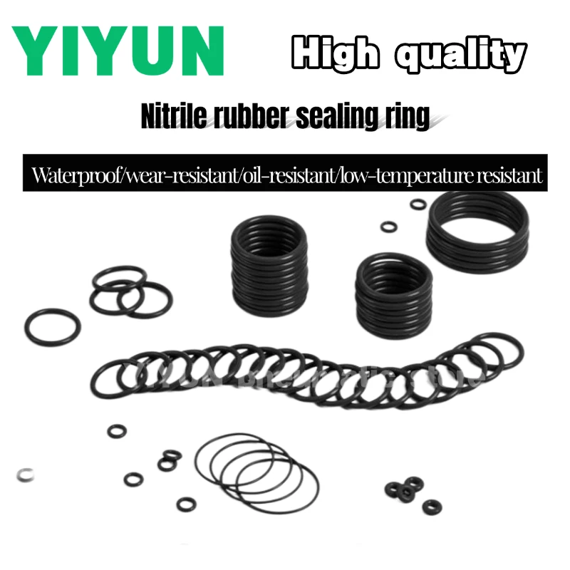 

50PCS NBR O-Ring Outer Diameter 56 57 58 59 60 61 62 63 64 65 66 67 68 69 70 71 72 73 Metal Wire 3.5 Sealing Ring Series YIYUN