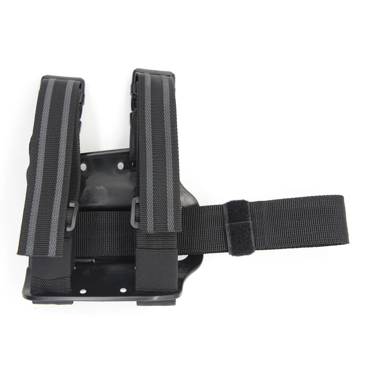 Tactical Non-slip Drop Leg Gun Holster Platform for Glock 17 19 Beretta M9 Sig P226 Thigh Pistol Case Paddle Adapter for Hunting