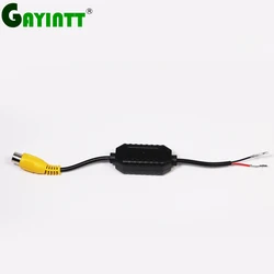 Anti interference with filter Car Rear View Camera RCA Wire Original Connector CD Radio Adapter Cable For Peugeot 408 508 Citroe
