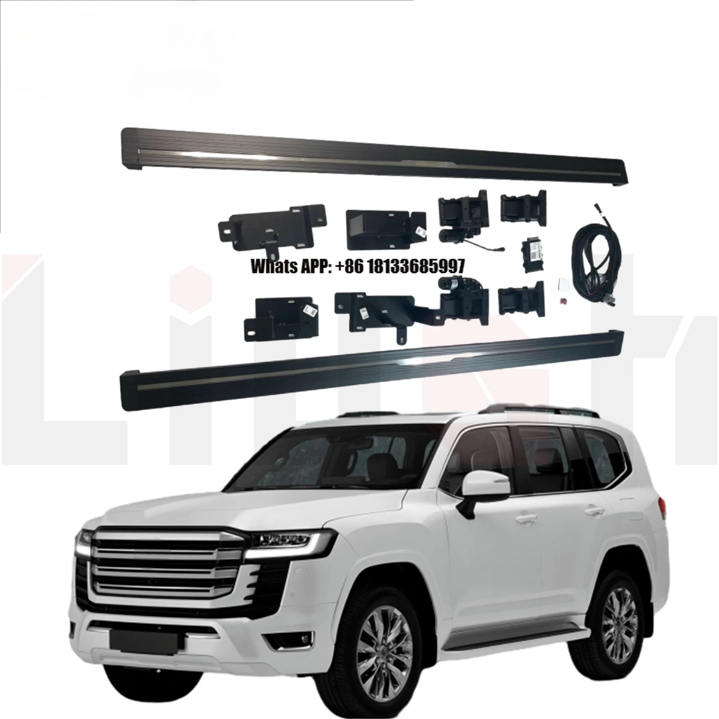 

Power Retractable Automatic Running Board Mechanism SUV Electric Side Pedal Step for Land Cruiser LC300 J300