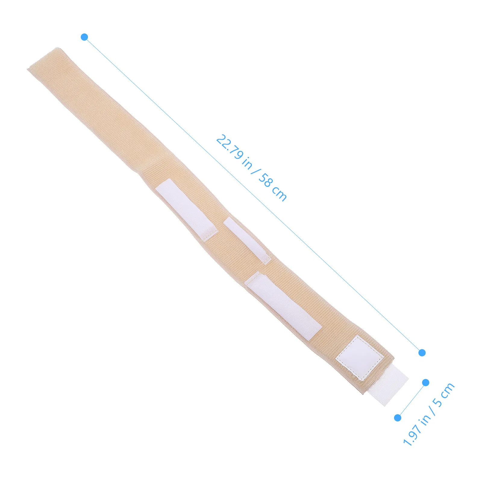 2Pcs Adjustable Catheter Strap Professional Urinary Catheter Fixation Belt Beige Stable Fixing Band Urine Bag Strap