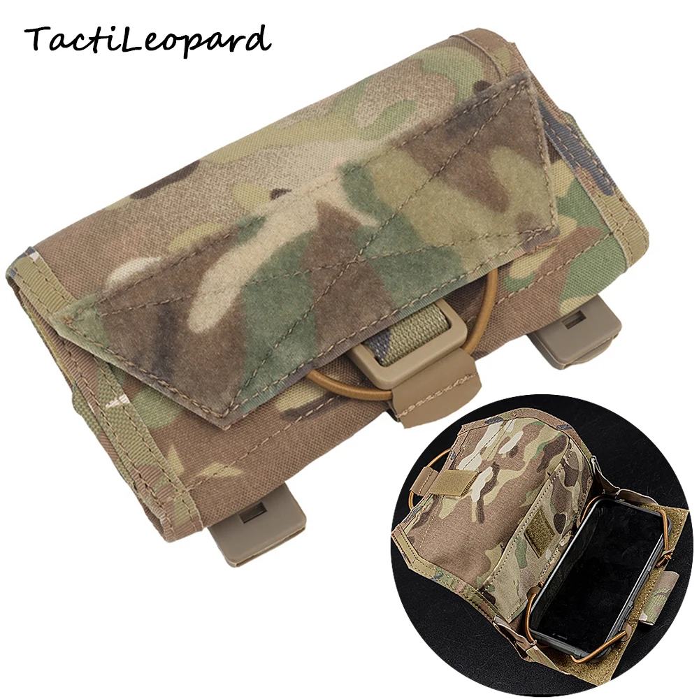 Tactical Mobile Phone Pouch Navigator Bag Admin MOLLE Clip Pocket Hunting Sport Case Plate Carrier Vest Accessories Storage Pack