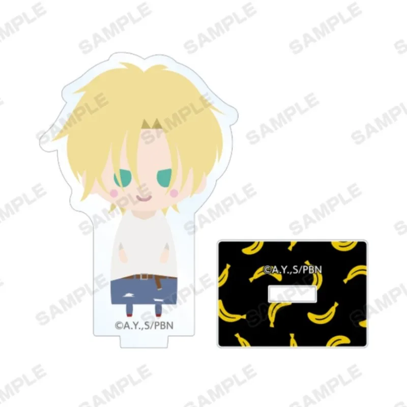 TV Anime BANANA FISH Ash Lynx Q-style Acrylic Stand Model Plate Keychains Desktop Ornament Festivals Gifts