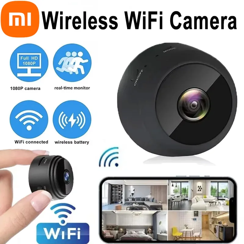 Xiaomi A9 Telecamera Wifi 1080p HD Monitor di sicurezza wireless per la versione notturna domestica Protezione video Videocamere intelligenti remote