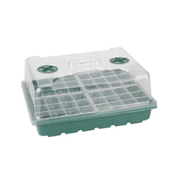Seedling Tray Plant Grow Boxing 48 Hole Germination Propagator Solid And Durable For Greenhouse 38*28*11cm