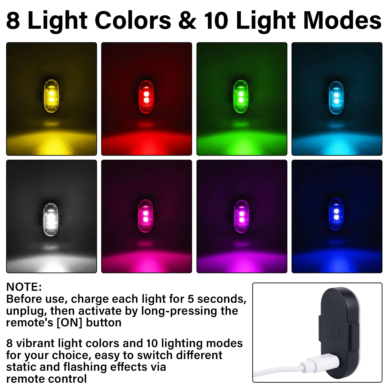 4 luces estroboscópicas LED RG - Drone Strobe Light reseña y precio